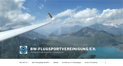 Desktop Screenshot of bw-flugsport.de