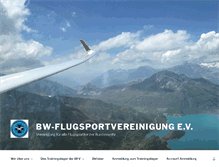 Tablet Screenshot of bw-flugsport.de